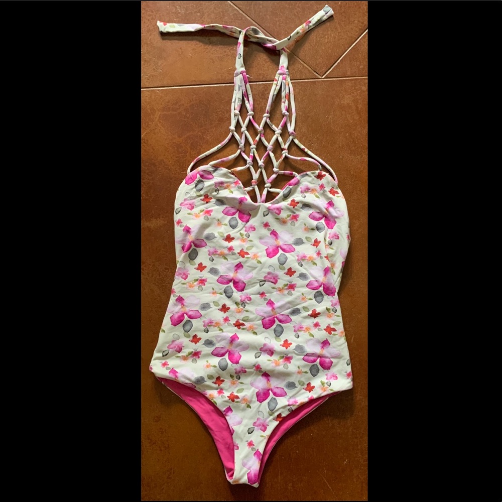 NWOT San Lorenzo Reversible One Piece Swimsuit XS